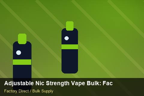 Adjustable Nic Strength Vape Bulk — Adjustable Nic Strength Vape Bulk: Factory Direct Quote — 2026 Update photo 2