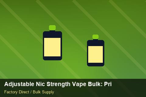 Adjustable Nic Strength Vape Bulk — Adjustable Nic Strength Vape Bulk: Private Label Options — 2026 Update photo 2