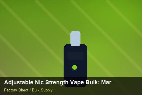 Adjustable Nic Strength Vape Bulk — Adjustable Nic Strength Vape Bulk: Market Trends 2026 — 2026 Update photo 2