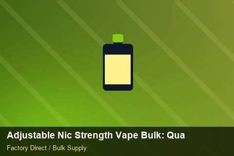 Adjustable Nic Strength Vape Bulk — Adjustable Nic Strength Vape Bulk: Quality Control Process — 2026 Update photo 2