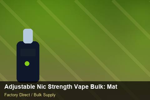 Adjustable Nic Strength Vape Bulk — Adjustable Nic Strength Vape Bulk: Material & Ingredients — 2026 Update photo 2