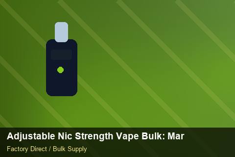 Adjustable Nic Strength Vape Bulk — Adjustable Nic Strength Vape Bulk: Margin Calculator — 2026 Update photo 2