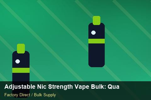 Adjustable Nic Strength Vape Bulk — Adjustable Nic Strength Vape Bulk: Quality Control Process — Beginner Notes photo 1