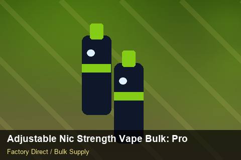 Adjustable Nic Strength Vape Bulk — Adjustable Nic Strength Vape Bulk: Production Capacity — Beginner Notes photo 2