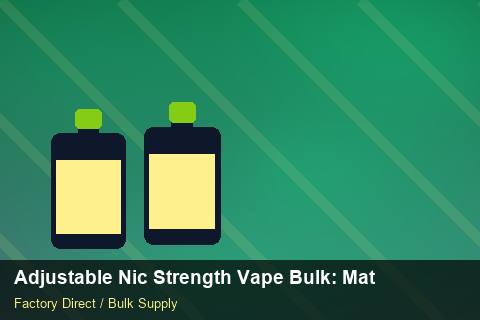 Adjustable Nic Strength Vape Bulk — Adjustable Nic Strength Vape Bulk: Material & Ingredients — Beginner Notes photo 1
