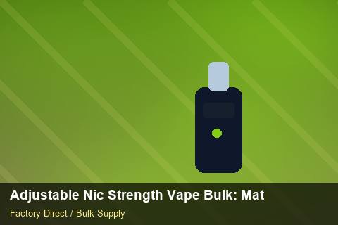 Adjustable Nic Strength Vape Bulk — Adjustable Nic Strength Vape Bulk: Material & Ingredients — Beginner Notes photo 2