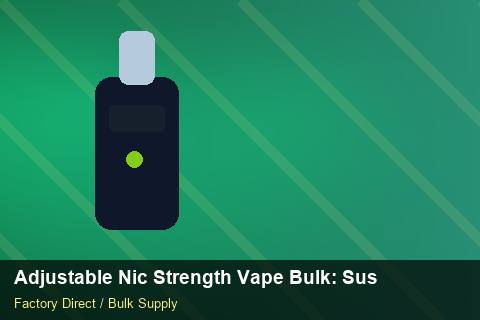 Adjustable Nic Strength Vape Bulk — Adjustable Nic Strength Vape Bulk: Sustainability — Beginner Notes photo 2