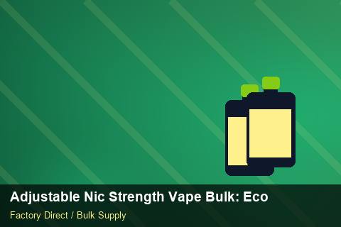 Adjustable Nic Strength Vape Bulk — Adjustable Nic Strength Vape Bulk: Eco-Friendly Materials — Beginner Notes photo 1