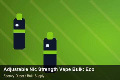 Adjustable Nic Strength Vape Bulk — Adjustable Nic Strength Vape Bulk: Eco-Friendly Materials — Beginner Notes photo 2