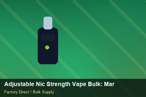 Adjustable Nic Strength Vape Bulk — Adjustable Nic Strength Vape Bulk: Market Comparison — Beginner Notes photo 1
