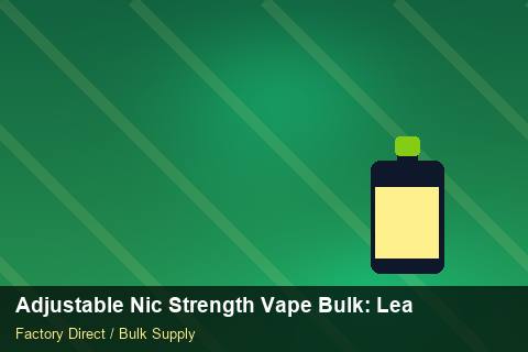 Adjustable Nic Strength Vape Bulk — Adjustable Nic Strength Vape Bulk: Lead Time & MOQ — Advanced Notes photo 1
