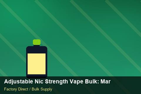 Adjustable Nic Strength Vape Bulk — Adjustable Nic Strength Vape Bulk: Market Trends 2026 — Advanced Notes photo 1