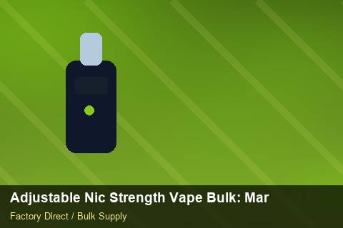 Adjustable Nic Strength Vape Bulk — Adjustable Nic Strength Vape Bulk: Market Trends 2026 — Advanced Notes photo 2