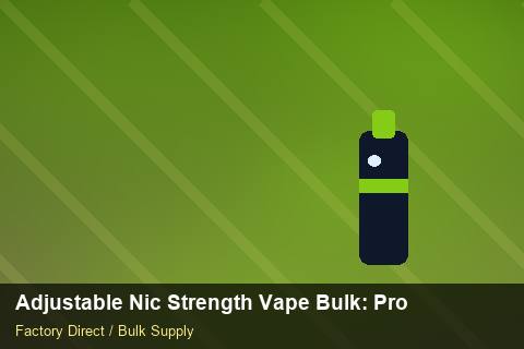 Adjustable Nic Strength Vape Bulk — Adjustable Nic Strength Vape Bulk: Production Capacity — Advanced Notes photo 2