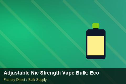 Adjustable Nic Strength Vape Bulk — Adjustable Nic Strength Vape Bulk: Eco-Friendly Materials — Advanced Notes photo 1