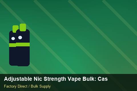 Adjustable Nic Strength Vape Bulk — Adjustable Nic Strength Vape Bulk: Case Studies — Advanced Notes photo 1