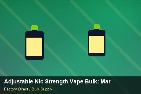 Adjustable Nic Strength Vape Bulk — Adjustable Nic Strength Vape Bulk: Margin Calculator — Advanced Notes photo 1