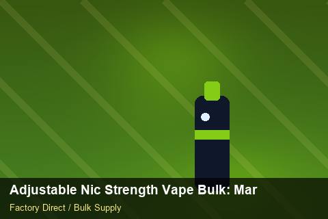 Adjustable Nic Strength Vape Bulk — Adjustable Nic Strength Vape Bulk: Market Comparison — Advanced Notes photo 2