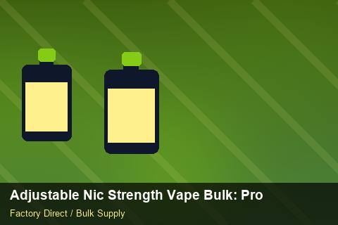 Adjustable Nic Strength Vape Bulk — Adjustable Nic Strength Vape Bulk: Procurement Strategy — Case Study photo 1