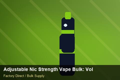 Adjustable Nic Strength Vape Bulk — Adjustable Nic Strength Vape Bulk: Volume Pricing Tiers — Case Study photo 2