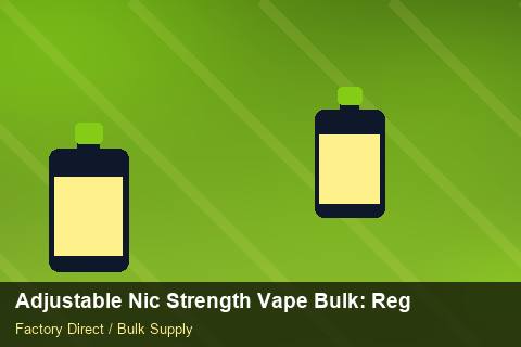 Adjustable Nic Strength Vape Bulk — Adjustable Nic Strength Vape Bulk: Regulatory Update — Case Study photo 1
