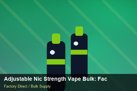 Adjustable Nic Strength Vape Bulk — Adjustable Nic Strength Vape Bulk: Factory Audit Report — Case Study photo 2