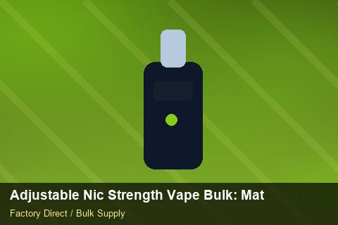 Adjustable Nic Strength Vape Bulk — Adjustable Nic Strength Vape Bulk: Material & Ingredients — Case Study photo 2