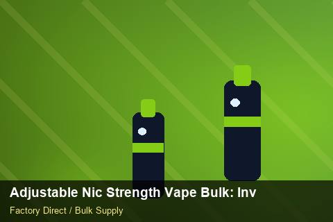 Adjustable Nic Strength Vape Bulk — Adjustable Nic Strength Vape Bulk: Inventory Management — Case Study photo 1