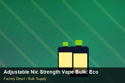 Adjustable Nic Strength Vape Bulk — Adjustable Nic Strength Vape Bulk: Eco-Friendly Materials — Case Study photo 1