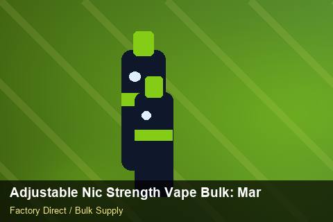 Adjustable Nic Strength Vape Bulk — Adjustable Nic Strength Vape Bulk: Market Comparison — Case Study photo 2