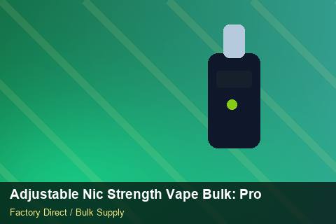 Adjustable Nic Strength Vape Bulk — Adjustable Nic Strength Vape Bulk: Procurement Checklist — Case Study photo 2