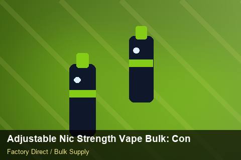 Adjustable Nic Strength Vape Bulk — Adjustable Nic Strength Vape Bulk: Contract Essentials — Case Study photo 1