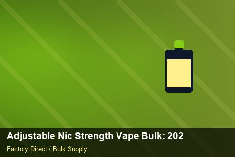 Adjustable Nic Strength Vape Bulk — Adjustable Nic Strength Vape Bulk: 2026 Buyer's Handbook — Supplier Comparison photo 1