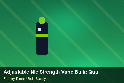 Adjustable Nic Strength Vape Bulk — Adjustable Nic Strength Vape Bulk: Quality Inspection Checklist — Supplier Comparison photo 2