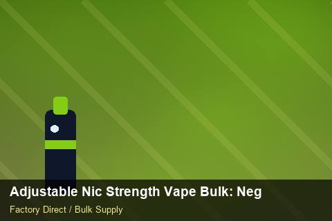 Adjustable Nic Strength Vape Bulk — Adjustable Nic Strength Vape Bulk: Negotiation Tips — Supplier Comparison photo 1