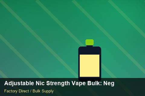 Adjustable Nic Strength Vape Bulk — Adjustable Nic Strength Vape Bulk: Negotiation Tips — Supplier Comparison photo 2