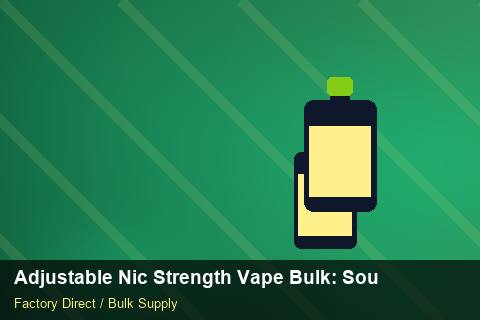 Adjustable Nic Strength Vape Bulk — Adjustable Nic Strength Vape Bulk: Sourcing Workflow — Supplier Comparison photo 2