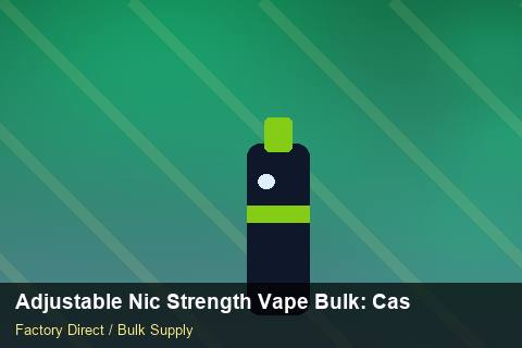 Adjustable Nic Strength Vape Bulk — Adjustable Nic Strength Vape Bulk: Case Studies — Supplier Comparison photo 1