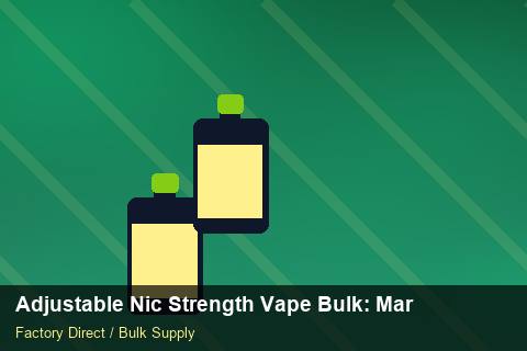 Adjustable Nic Strength Vape Bulk — Adjustable Nic Strength Vape Bulk: Margin Calculator — Supplier Comparison photo 1