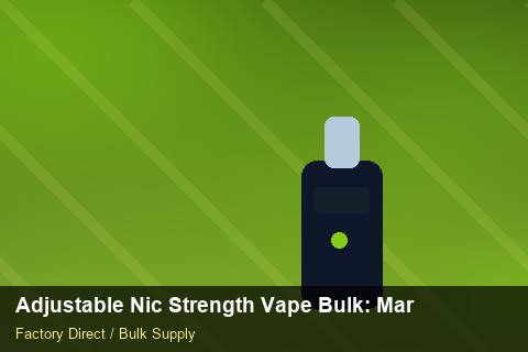 Adjustable Nic Strength Vape Bulk — Adjustable Nic Strength Vape Bulk: Margin Calculator — Supplier Comparison photo 2