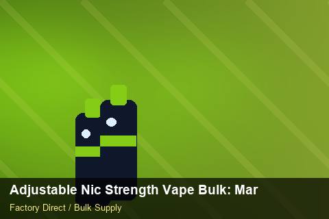 Adjustable Nic Strength Vape Bulk — Adjustable Nic Strength Vape Bulk: Market Comparison — Supplier Comparison photo 2