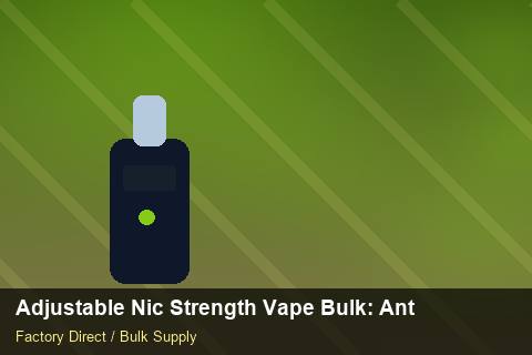 Adjustable Nic Strength Vape Bulk — Adjustable Nic Strength Vape Bulk: Anti-Counterfeit Measures — Supplier Comparison photo 1