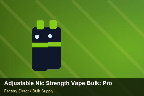 Adjustable Nic Strength Vape Bulk — Adjustable Nic Strength Vape Bulk: Product Launch Playbook — Supplier Comparison photo 2
