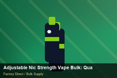 Adjustable Nic Strength Vape Bulk — Adjustable Nic Strength Vape Bulk: Quality Inspection Checklist — Price per Unit photo 2