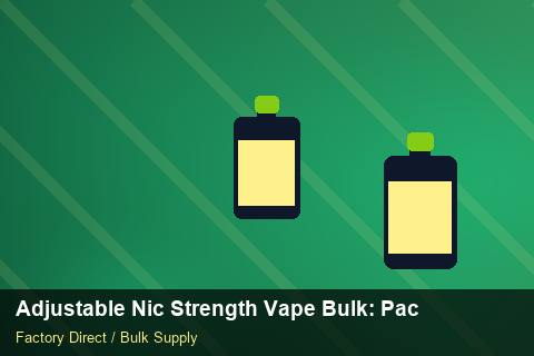 Adjustable Nic Strength Vape Bulk — Adjustable Nic Strength Vape Bulk: Packaging Standards — Price per Unit photo 1