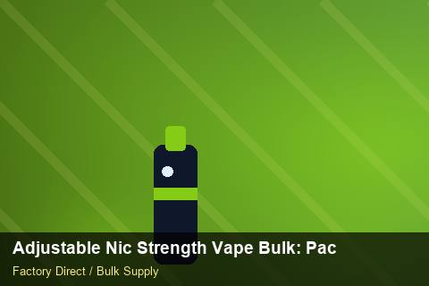 Adjustable Nic Strength Vape Bulk — Adjustable Nic Strength Vape Bulk: Packaging Standards — Price per Unit photo 2
