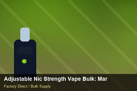 Adjustable Nic Strength Vape Bulk — Adjustable Nic Strength Vape Bulk: Market Trends 2026 — Price per Unit photo 2