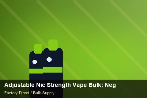 Adjustable Nic Strength Vape Bulk — Adjustable Nic Strength Vape Bulk: Negotiation Tips — Price per Unit photo 1