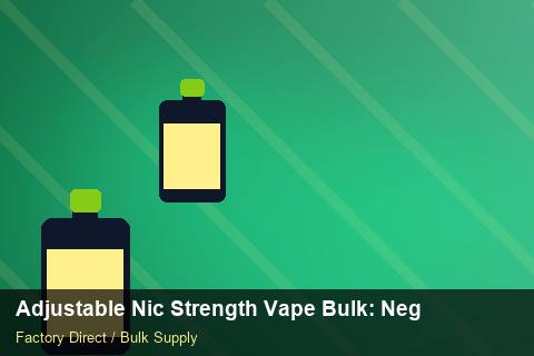 Adjustable Nic Strength Vape Bulk — Adjustable Nic Strength Vape Bulk: Negotiation Tips — Price per Unit photo 2