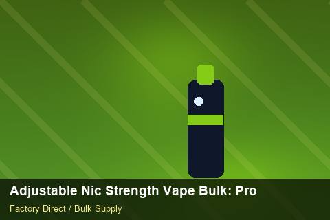 Adjustable Nic Strength Vape Bulk — Adjustable Nic Strength Vape Bulk: Production Capacity — Price per Unit photo 2